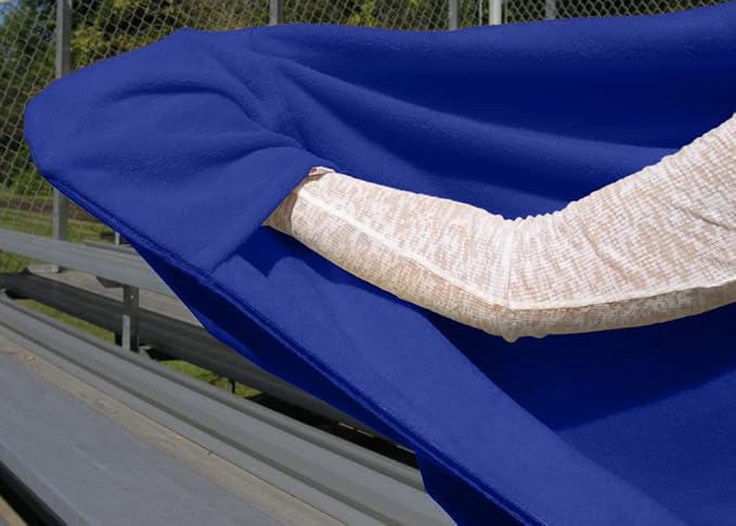 Ultimate SportsWrap - Patented - The Only Wearable Weatherproof/Stadium/Picnic/Sports Blanket Complete with Upper and Lower Zippers Lined &amp Adjustable Hood and Inside Hand Warmers 70 X 58