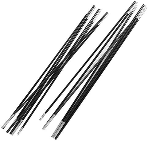 Tent Pole Fiberglass Adjustable Tarp Rod and Tent Poles Awning Frames Kit for Camping Outdoor Support