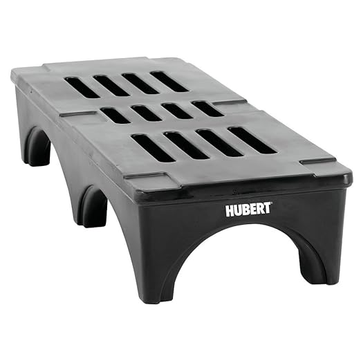 HUBERT Plastic Dunnage Rack - 30L x 22W x 12H
