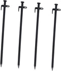 Mipcase 4Pcs Non Steel Tent Stakes Heavy Duty Ground Anchors for Camping Hiking Outdoor Activities Essential Tent Accessories for Family Gazebo Canopy