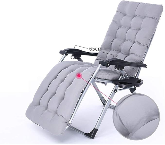 Recliners Amazing Lounge Chair Folding Chair Lunch Break Chair Portable Napping Bed Outdoor Balcony Lazy Chair Back Office Chair Leisure Chair Garden Chair