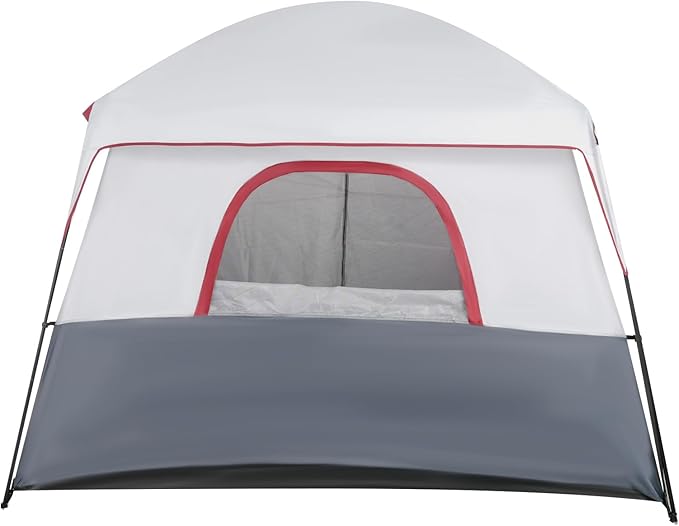8-12 Person Outdoor Camping Tent 2 Room with Room Divider210D Oxford Cloth Outdoor Tentwith 2 Doors 6 WindowsEasy Carry for Outdoor Camping Hiking Picnic 14.11 x 10.01 x 6.66 Ft