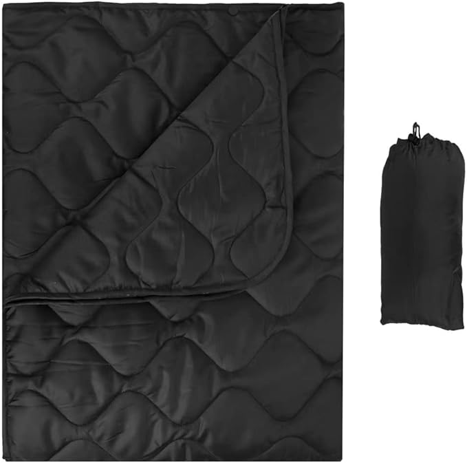 LOOGU Camo Blanket Waterproof Insulation Poncho Liner for Outdoor Camping Hiking Hunting Survival Backpacking Picnicking