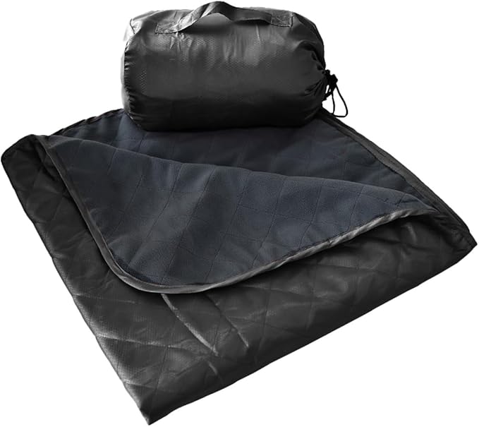 Outdoor Camping Blanket Moisture Fleece Nap Blanket Compact Picnic Mat for Beach Festivals and Picnics Easy to Pack and Carry