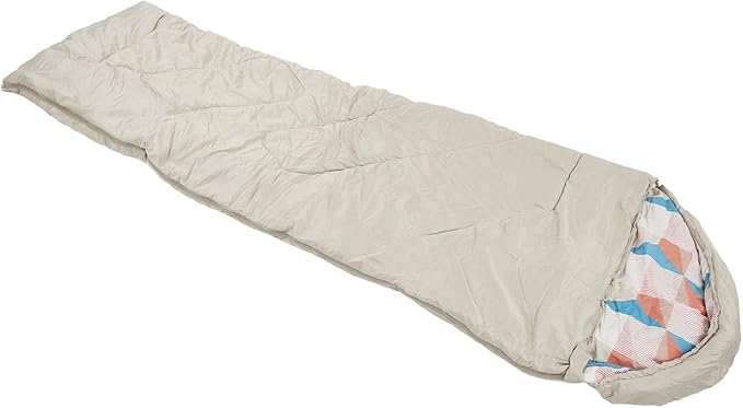 Outdoor Camping Sleeping for Adults Warm Sleeping with Hood Trapezoid Sleeping for Hiking Climbing 190T Polyester Pongee with Hollow Cotton