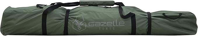 Gazelle Tents™ T4 Hub Tent Easy 90 Second Set-Up Waterproof UV Resistant Removable Floor Ample Storage Options 4-Person Alpine Green 94 x 94 x 78 GT400GR