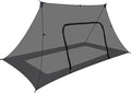 Onewind Camping Mosquito Net for Cot Shelter Bugnet Camping Screen Room Ultralight No-See-Um Breathable Mesh Bugnet Mosquito Netting with Double Sided Zipper Black