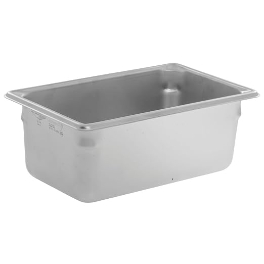 Vollrath Super Pan V Food Pan (1/4-Size 4-Inch Deep Stainless Steel NSF)