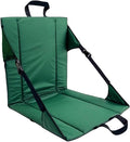 Portable Camping Chair Foldable Outdoor Seat with Backrest Turquoise and Purple Water-Resistant Lightweight Design for Hiking Backpacking Beach (Forest Green)