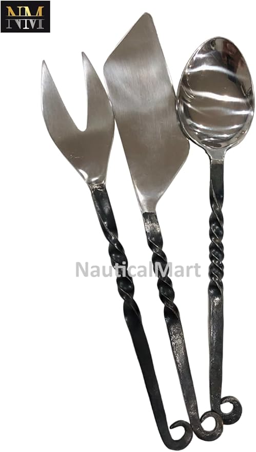 Dining Set Feasting Utensils with 3 pieces Cutlery Knife Fork Spoon Decoration Cutlery Medieval Viking