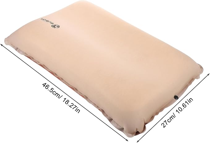 YARNOW Travel Accessory Portable Camping Pillow Self Inflating Lightweight for Backpacking Hiking Camping Airplane