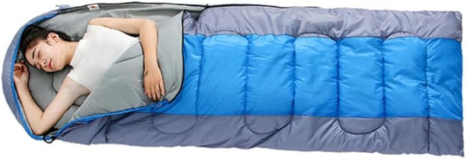POPETPOP Camping Sleeping Bag for Backpacking Warm Lightweight Adult Outdoor Adventure