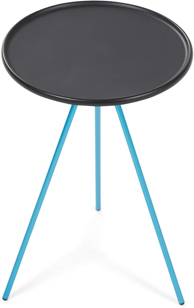 Helinox Packable Side Table for Camping Backpacking Picnics and The Beach Small - 10.5 Inch Black