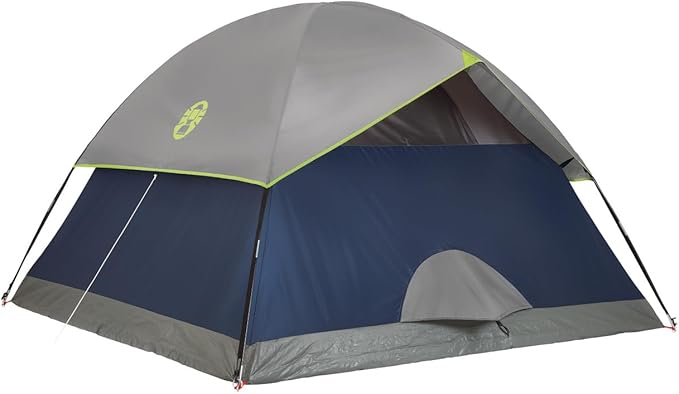 Coleman Sundome Camping Tent with Rainfly 2/3/4/6 Person Tent Sets Up in 10 Mins Weatherproof Shelter for Camping Festivals Backyard Sleepovers &amp More