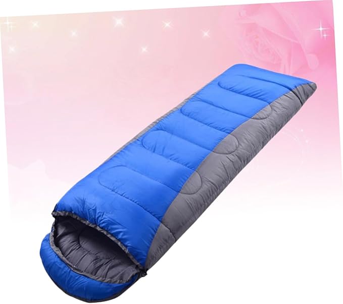 TOYANDONA Thickened Camping Sleeping Bag for Adults Winter Bag Drawstring Hood Lightweight for Hiking Backpacking Camping Gear