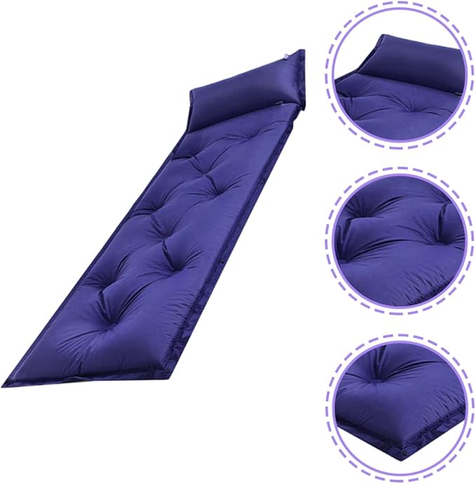 POPETPOP Automatic Inflatable Sleeping Pad Outdoor Camping Cushion for Travel Hiking Picnic Lightweight Durable Design Camping Supply for Backpacking Beach