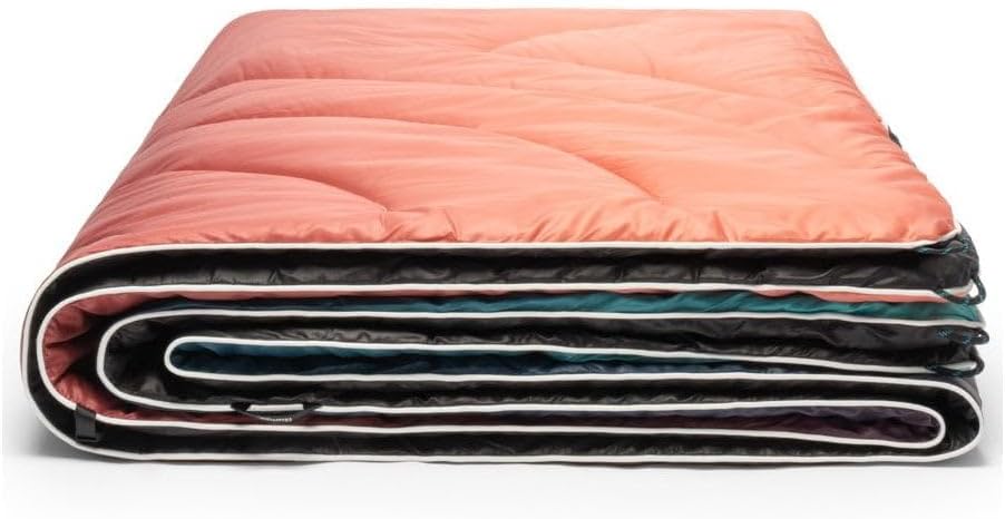 Rumpl Original Puffy Blanket - Warm Water-Resistant Camping Blanket with 100% Recycled Synthetic Insulation 52x75 Original Puffy V1 Arizona Fade