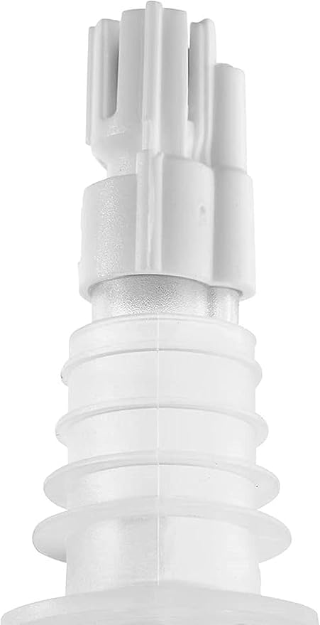 TrueCraftware- 2 oz Measured Liquor Pourer with White Tail &amp No Collar Acrylonitrile Set of 12- Cocktail Shot Dispenser Liquor Bottle Pourers Alcohol Liquor Pourers Bar Bartender Accessories