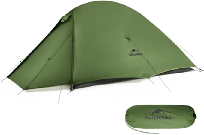 Naturehike Cloud up Pro Camping Tent 1/2/3 Person Ultralight Tents 3 Season Backpacking Tent Waterproof for One Man Self-Standing Easy Setup for Cycling Outdoor Camp