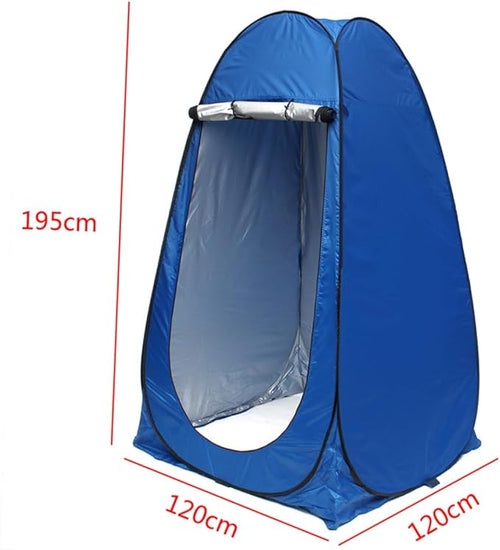 1Pc Portable Automatic Changing Clothes Tent for Fishing and Camping Movable Outdoor Dressing Room Beach Tent Blue