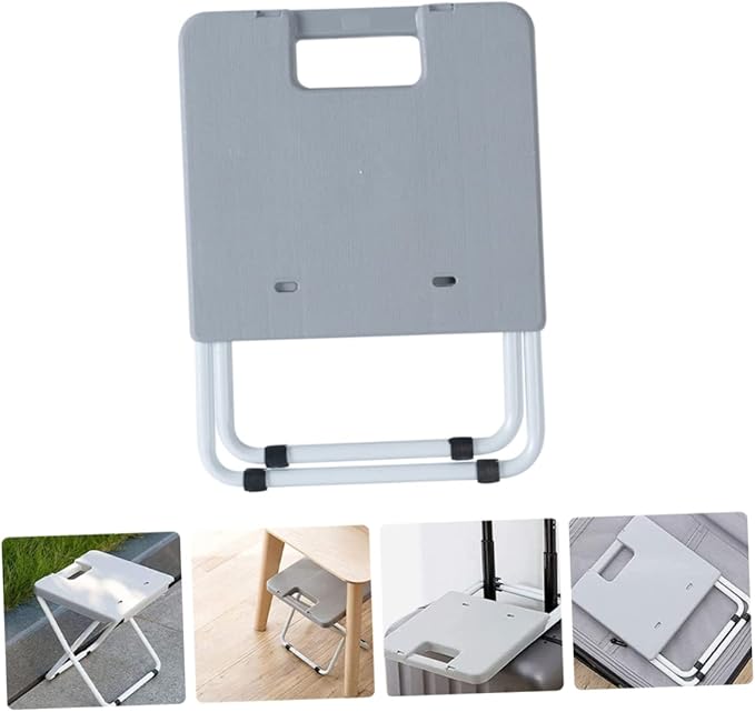 SUPVOX Portable Folding Stool Lightweight Folding Chair Camping Hiking Gardening Fishing BBQ Compact Outdoor Stool Carry Bag