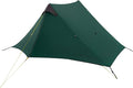 3F UL GEAR Lanshan 2 Person Tent Hiking Ultralight Camping Tent Professional 15D Silnylon Rodless Trekking Pole Tent Waterproof Backpacking Outdoor for Camping Bivvy