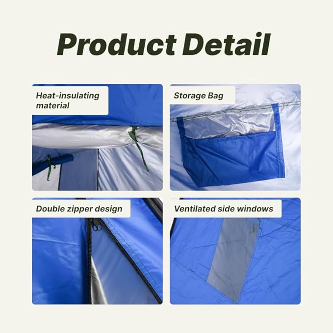 Portable Pop-Up Privacy Changing Tent (Dark Blue)