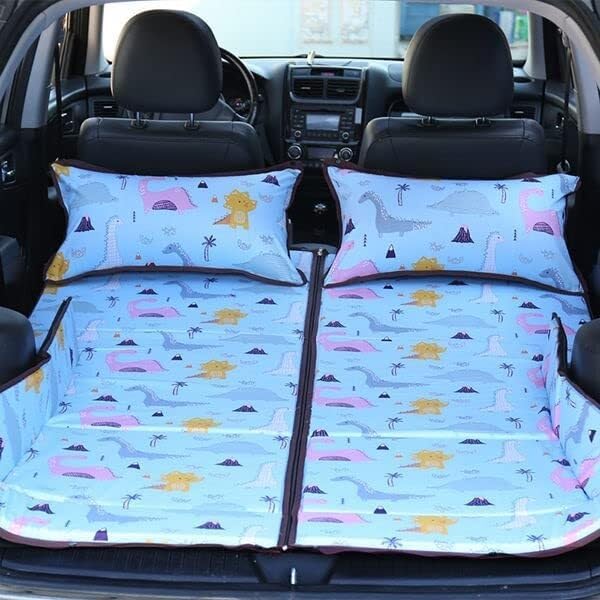 Car Camping Mattress Portable SUV Sleeping Pad for Travel Grey-Suede 260kg Capacity