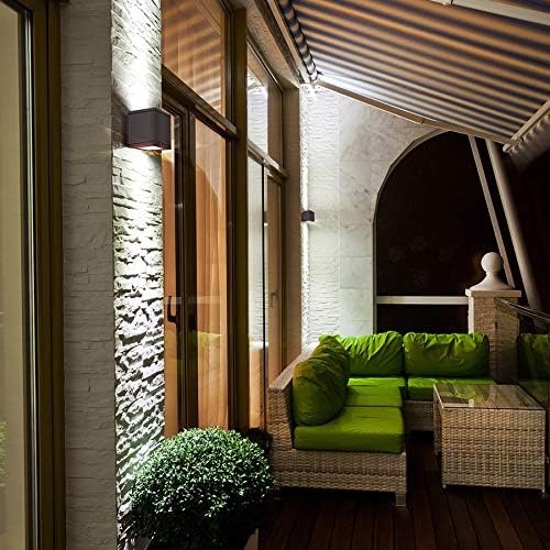 WAC Lighting WS-W2505-GH Rubix LED Outdoor Wall Light Fixture Double Light 3000K Graphite