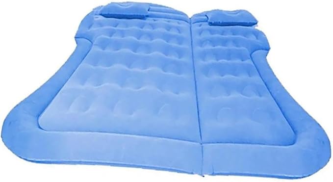 Camping Inflatable Mattress Car Air Mattress 175x130cm SUV Inflatable Mattress Automatic Inflatable Travel Mattress Multifunctional Car Sleeping Pad (Pig)