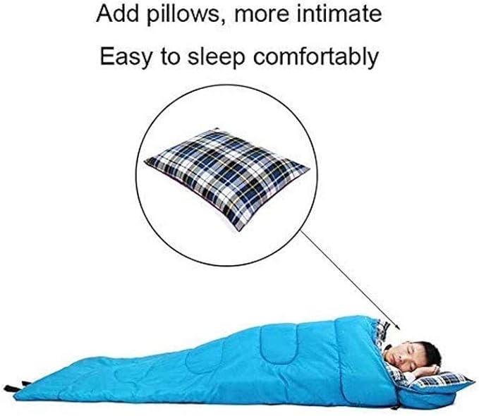 Camping Sleeping Bag Envelope Hooded Sleeping Bag Spring Seasons Autumn Bag Sleeping Leisure Outdoor