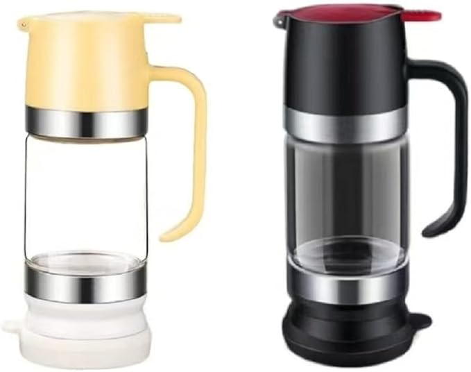 High Borosilicate Glass Honeys Bottle Leak Storage Container for Syrups and Sweeteners Portable Syrup Dispenser Kitchen