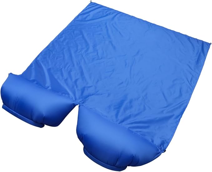 4pcs Oxford Portable Inflatable Camping Sleeping Pad for Beach Travel Reusable Nails
