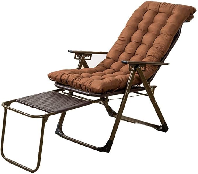 Folding Chair Lunch Break Wicker Chair Office Nap Rocking Chair Outdoor Zero Gravity Beach Chair