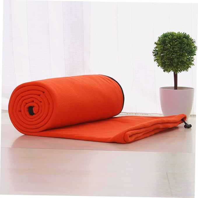 Mikikit Lightweight Sleeping Bag Fleece Sleeping Bag Liner for Outdoor Activities Survival