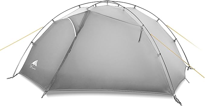 3FULGEAR Tai Chi 2 Ultralight Tent Bivvy Ground Tent for 2 Person Rainproof Windproof 3/4 Camping Tents Season for Outdoor Camping Trekking Kayaking Climbing Hiking Fishing Hunting
