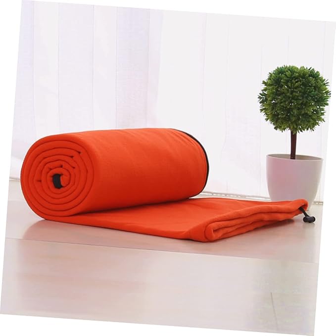Portable Orange for Adults with Adjustable Opening and Breathable Zipper Compact Travel Storage Bag Multifunctional Camping Quilt for Hiking Backpacking Outdoor Activities