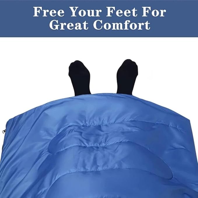 2/1× Thick Adult Cold Weather Sleeping Bag for Big &amp Tall Waterproof Winter Bags
