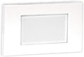 WAC Landscape Lighting LED 12V Diffused Indoor or Outdoor Step and Wall Light Amber 1800K Built-in LED in White