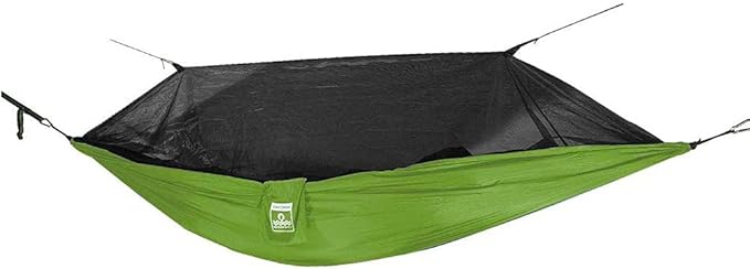 Oak Creek Camping Hammock and Accessories. Complete Package with Mosquito Bug Net Rain Fly Tree Straps. Great for Hiking Backpacking and Travel. Weighs Only 4 Pounds.