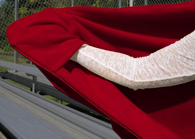 Ultimate Sports Wrap - PATENTED - The Only WEARABLE Weatherproof/Stadium/Picnic/Sports Blanket complete with Upper and Lower Zippers Lined &amp Adjustable Hood and Inside Hand Warmers 70 X 58