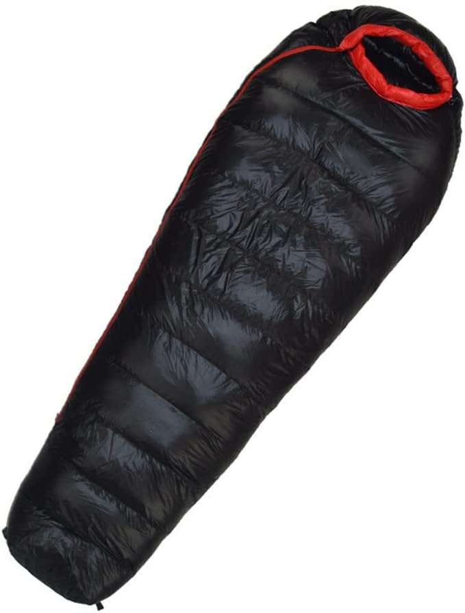 Down Sleeping Bag Filling 1000g White Goose Down Winter Sleeping Bag Ultralight Backpacking Mummy Down Sleeping Bag for Lightweight Hiking &amp Camping