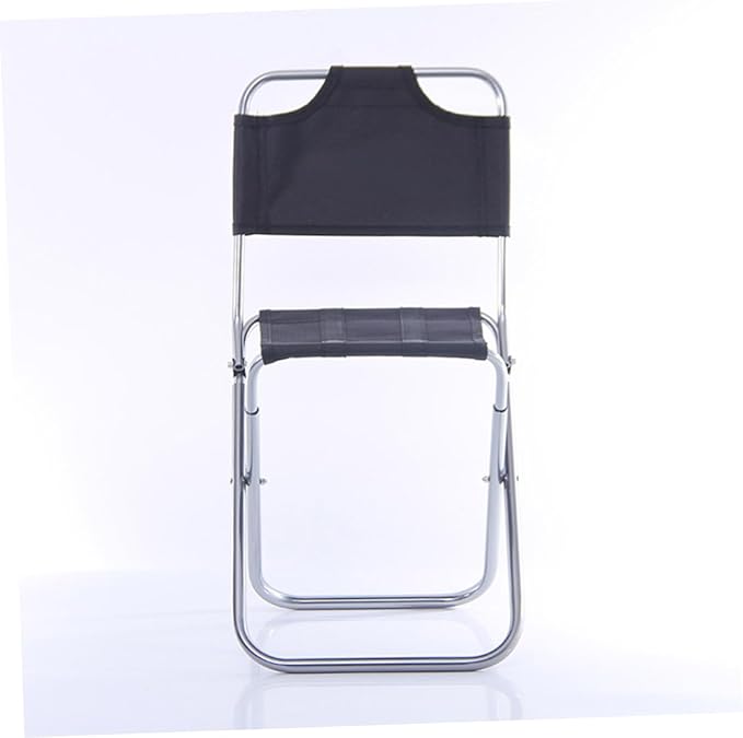 Portable Folding Camping Stool Aluminum Alloy Fishing Chair Comfortable Backrest for Outdoor Adventures