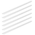 6 Pack 20 Inch Steam Table Dividers Stainless Steel Adaptor Bars Table Adapter Metal Cooler Food Divider Bars for Hotel Restaurant Kitchen Commercial Food Service Accessories (20 in)