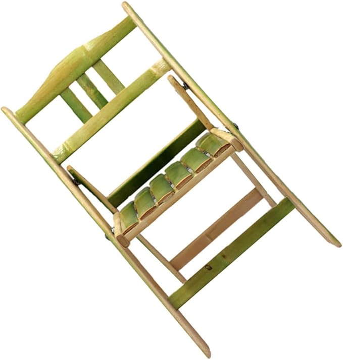 Bamboo Folding Chair Outdoor Beach Chair Comfortable Backrest Strong Stable