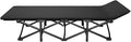 Folding Camping Cot Portable Ultralight Camping Bed Outdoor Fishing Assisted Recliner Foldable Single Person Simple Bed Tourism Equipment(71x 188 black1)