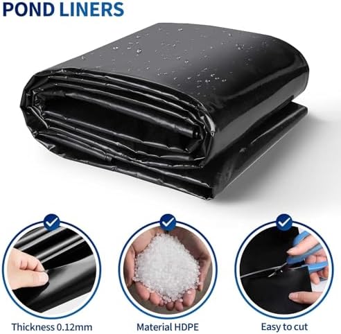 Folding Camping Cot for Adults Heavy Duty Outdoor Bed with Carry Bag Layer Travel Camp Cots Portable Cot Extra WidePond Liner Heavy Duty Flexible Pond Lining Film Fish Pond Bed Liners Folda