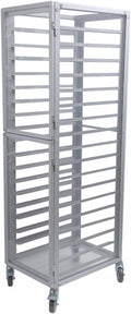 Quick Rack for Baking Pans18-Tier Bakery Rack Cover - Durable Aluminum Baking Pan Storage Quick Assembly for Home Ideal for Food Service Bakeries &amp Restaurants Space-Saving Design