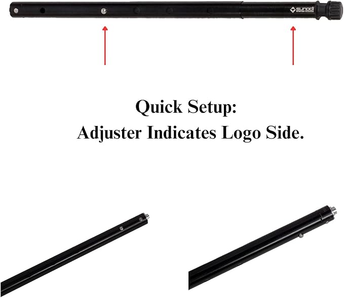IGT Camping Table Legs 5-Level Adjustable Height Telescopic 7075 Aluminum Alloy Black Anodized Finish Lightweight Easy Installation Stable Support for Cooking Picnic BBQHiking (Set of 4)