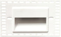 WAC Landscape Lighting LEDme 120V LED Horizontal Invisible Trim Step and Wall Light 3000K Warm White Built-in LED in White